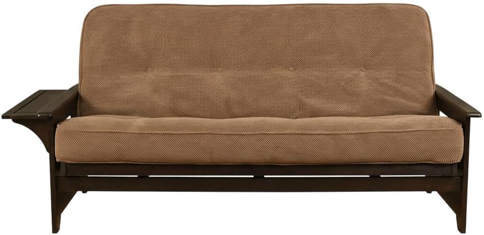 Starlight Canyon Home Brown Futons with 100% Polyester Fabric, Durable Frame,...