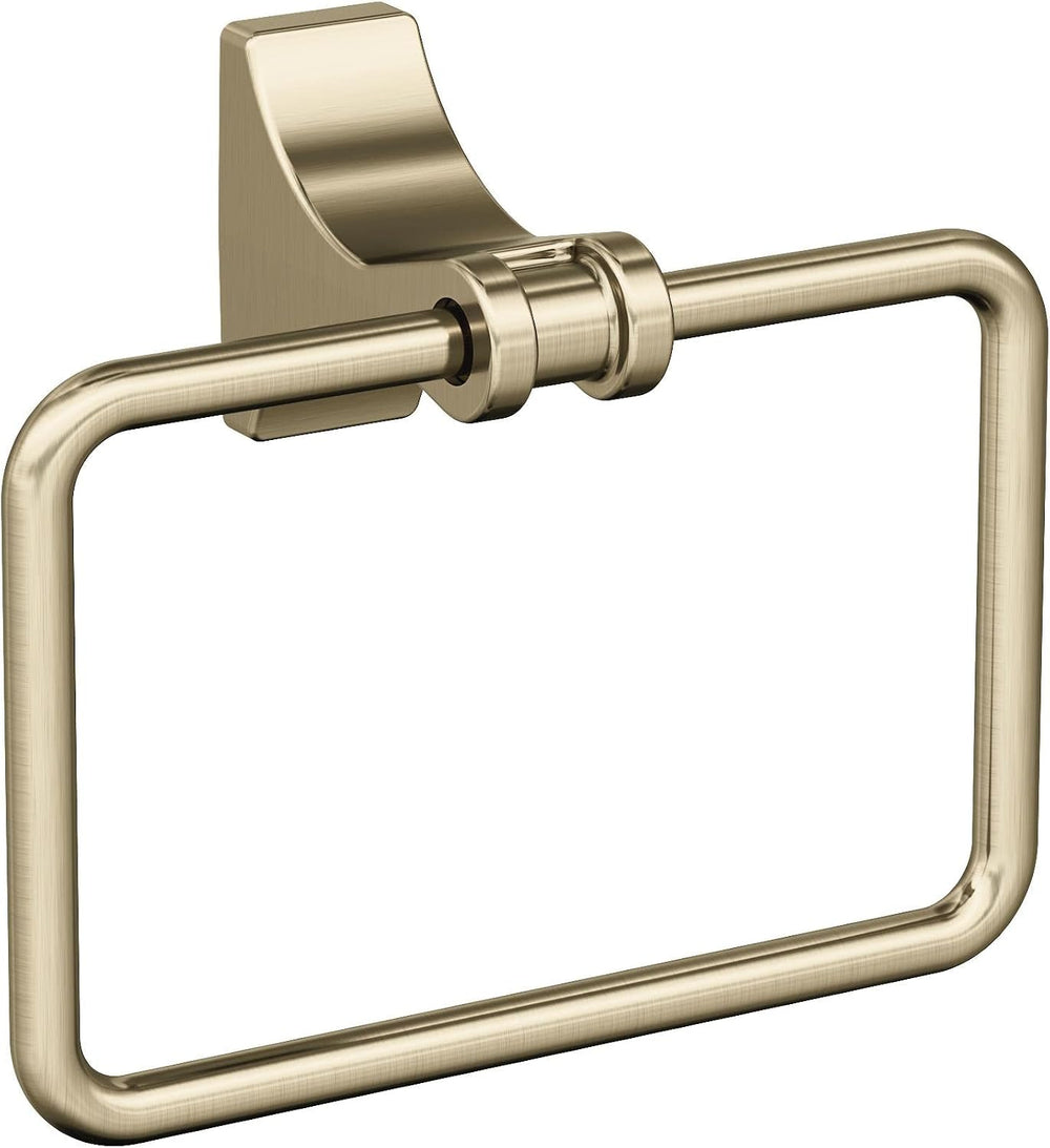 Amerock BH36052BBZ | Golden Champagne Towel Ring | 5-1/4 inch (133 mm) Width ...