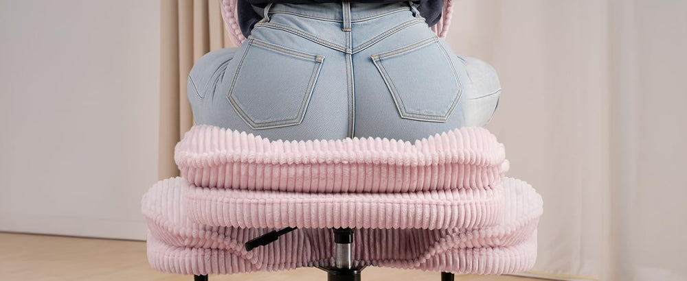 Cross Legged Office Chair, Ergonomic Cloud Criss Cross Desk Chair, Meditation...