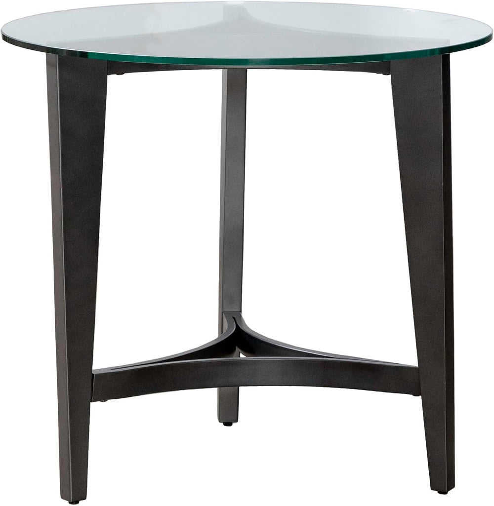 Liberty Furniture Capri Glass Top 3 Piece Set - Cocktail Table, 2 End Tables ...