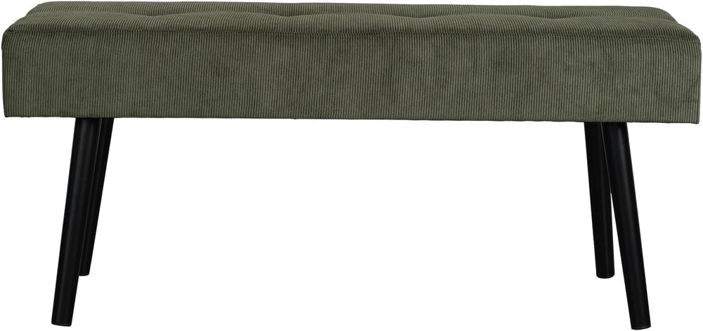 Comfy to go Entryway Bench - Green Bench for Bedroom, Modern Ottoman End of B...