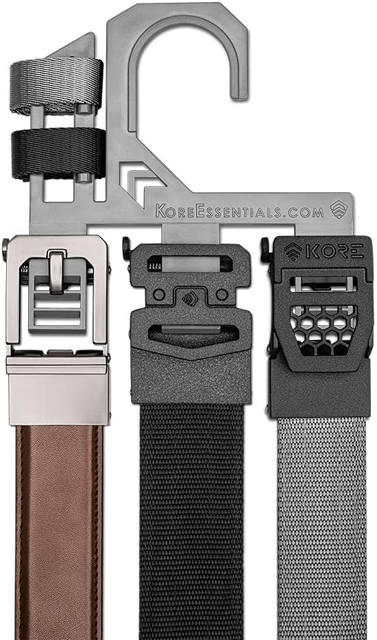 KORE Track Belt Closet Hanger | Hang Your Ratchet Belts Up