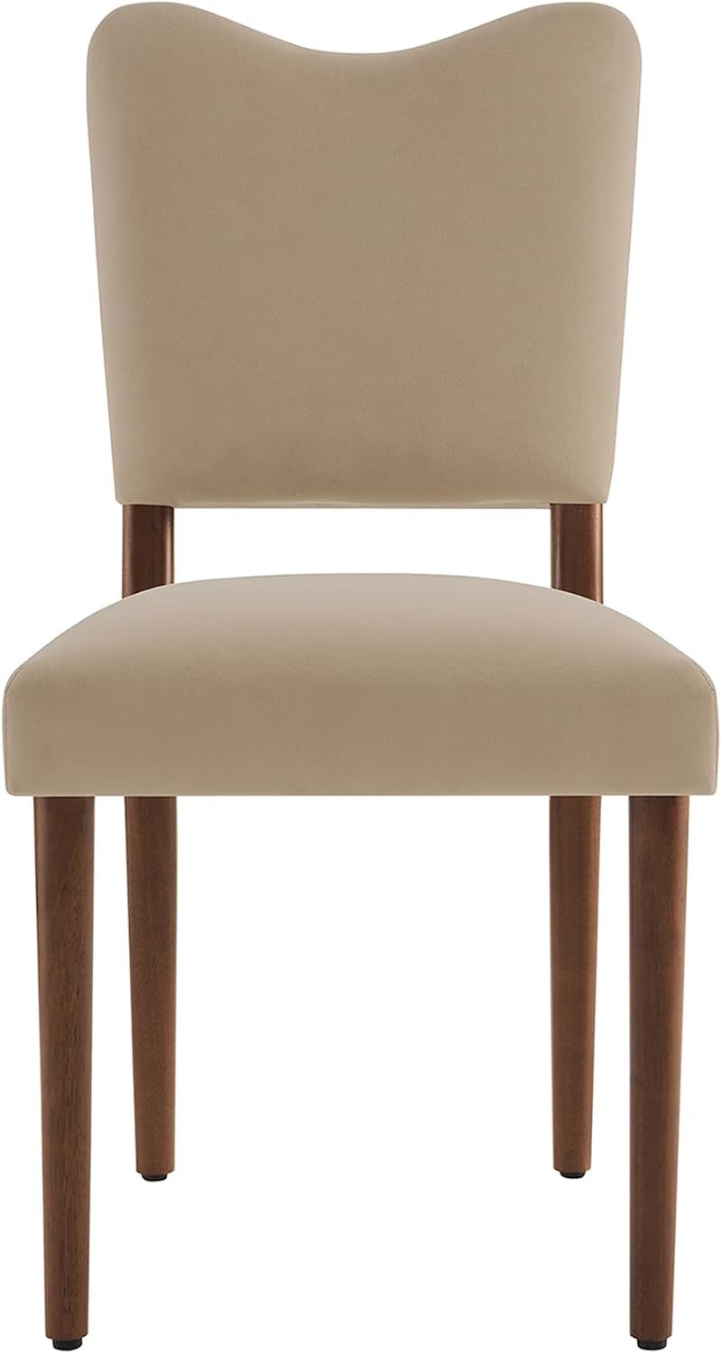 KISLOT Upholstered Dining Chairs Set of 4, Modern Velvet Kitchen Chairs with ...