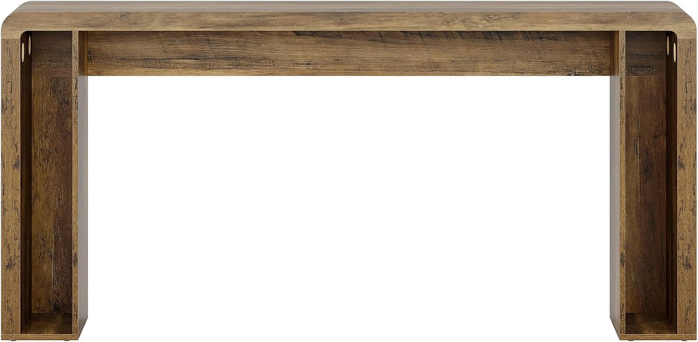 Tribesigns 70.9-Inch Extra Long Console Table | Rustic Wooden Sofa Table Behi...