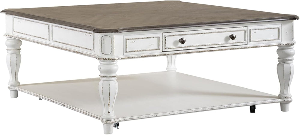 Liberty Furniture Magnolia Manor 3 Piece Living Room Set - Oversized Square C...