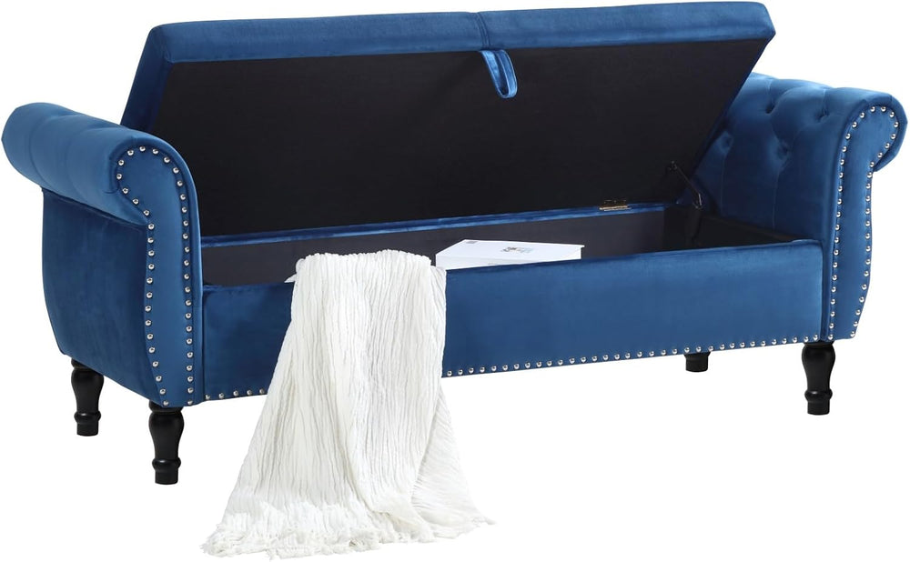Multifunctional Storage Bench, Rectangular Sofa Stool, Shoe Bench for Entrywa...