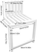 Wall Mounted Chair,Space Saving Hidden Wall Stools,Solid Wood Porch Chair,Door Shoe Cabinet Hidden Footstool Bathroom Balcony Living Stool