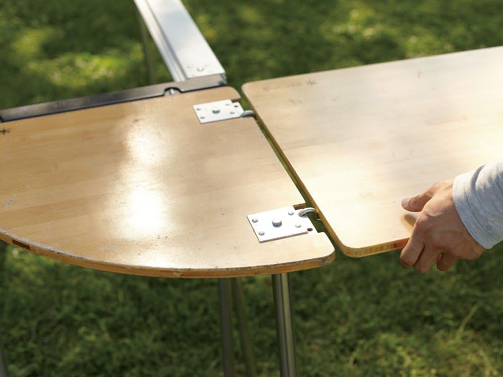 Snow Peak IGT Bamboo Table Regular, CK-116TR, Designed in Japan, Made of Laminated Bamboo, for Iron Grill Table Kitchen, Lifetime Product Guarantee