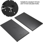 Hilitand Metal Pegboard Panels 2 Pack Heavy Duty Wall Mounted Tool Organizer Pegboard Tool Wall Organizer Peg Board for Garage Home Craft Room Kitchen with 288 Holes Powder Coated Steel