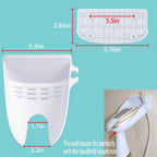 Ironing Board Hanger Wall Mount for Clothes for Conair Handheld Garment Steamer，for Laundry Rooms Storage Organizer,Garment Steamer Stand Compatible with Conair GS59X、GS59B Models (Black)