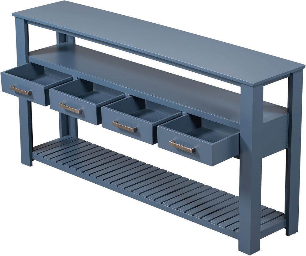 LKTART Console Table for Entryway with Drawers,61.5'' Long Sofa Table...