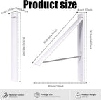 Retractable Clothes Drying Rack,Space Saver Wall Mounted Folding Hanger for Laundry Room, Closet Storage Organization, Easy Installation Aluminium Dryer 1pcs