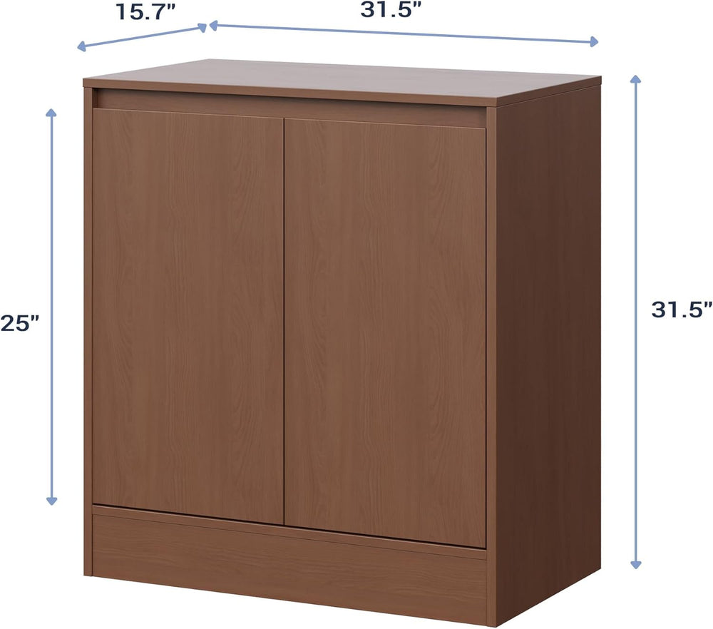 Housoul Buffet Cabinet with Storage, Coffee Bar Cabinet with 2 Doors and Adju...