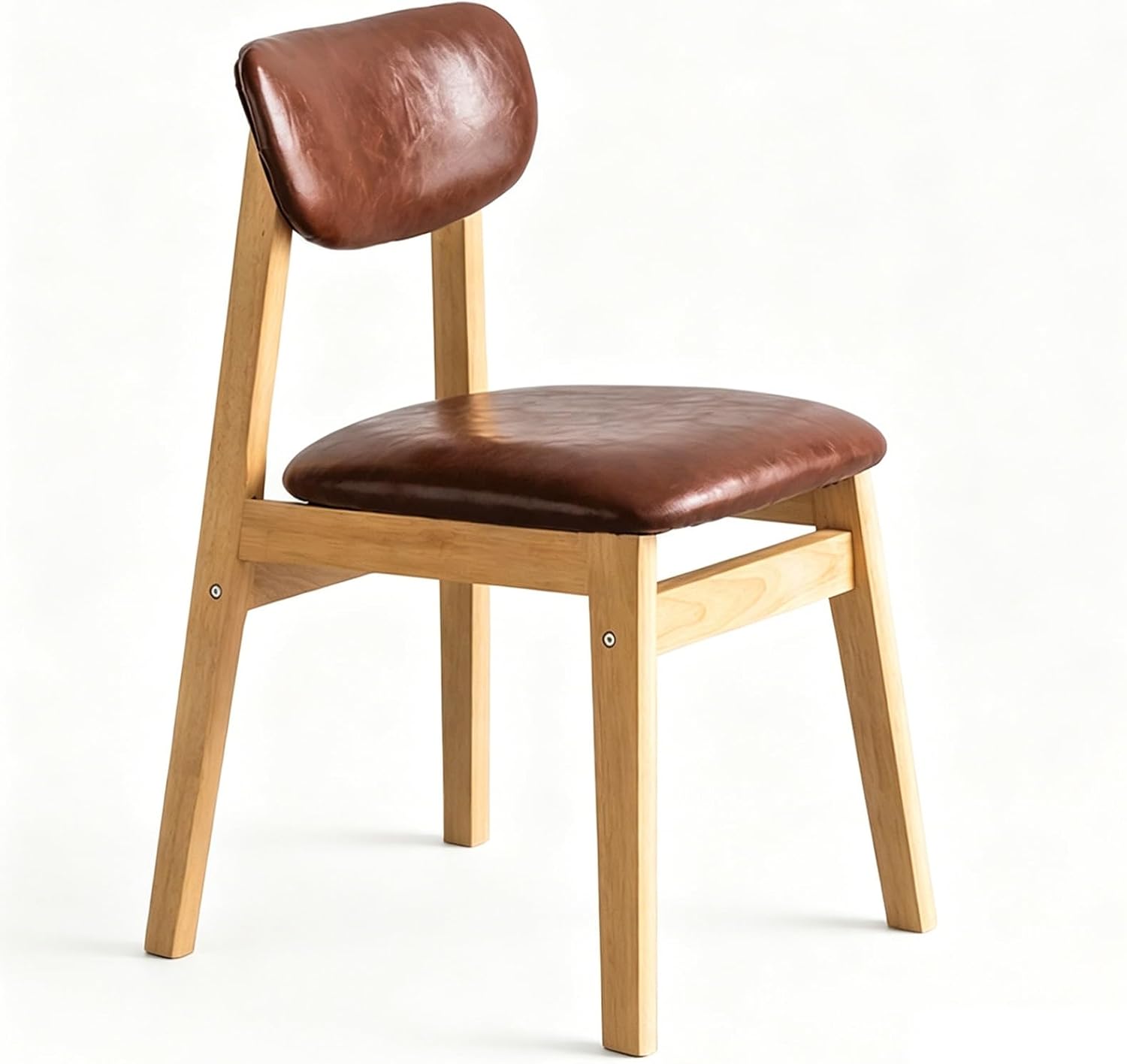 Comfortable Event Chair, Waiting Room Chair, Bar Stool, Restaurant Stools, Curved Open Back, for Patio, Picnic, Kitchen, Dining(Browns)