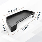 Muslogy for 2025 2024 2023 Pilot Dash Storage Tray Insert Behind Screen Center Console Organizer Interior Accessories Compatible with Honda Pilot 2023-2025 Sport EX-L TrailSport Touring Elite(Black)