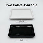Square Minimalist Ceramic Ring Dish, White Jewelry Tray for Women, Modern Vanity Decor & Organizer, Ideal Engagement Wedding Birthday for Friend Sister
