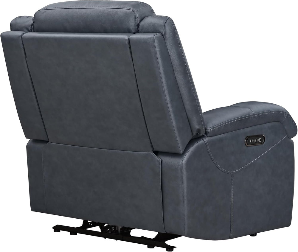 Watson & Whitely Oversized Genuine Leather Power Recliner Chairs for Big ...