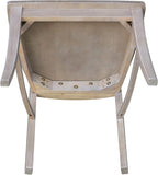 International Concepts Cosmo Chair, Washed Gray Taupe