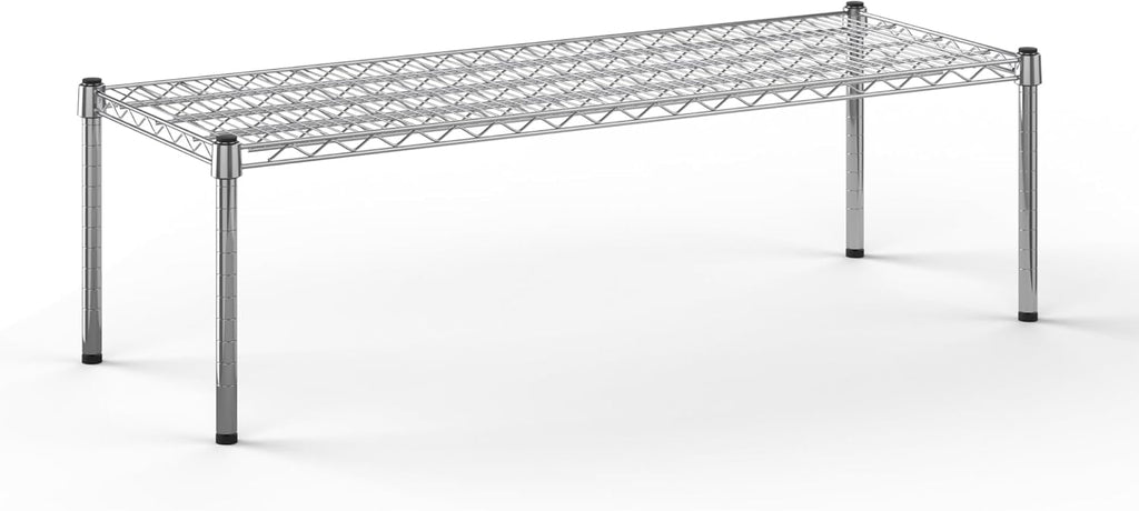 18" Deep x 48" Wide x 14" Height Wire Shelving Kit | 1-Tier | NSF Commercial Storage Rack Unit