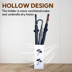 White Square Umbrella Organizer, Umbrella Stand for Entryway, Storage Bin Freestanding for Home, Office, Hotel