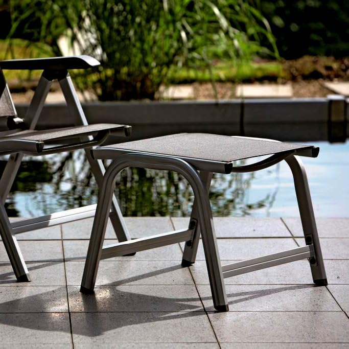 KETTLER 23 in. Rectangular Ottoman