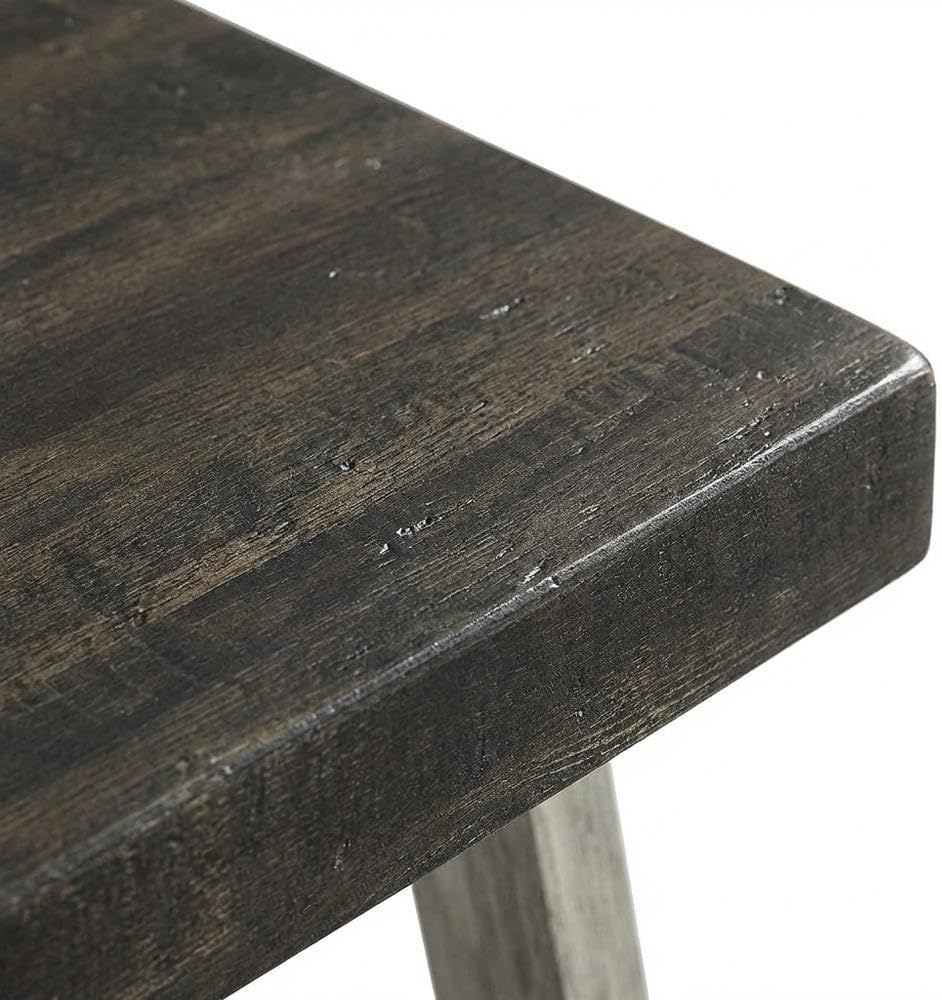 Furnifact Brown, Side Table, MDF Construction, Open Shelf, Durable Home Desig...