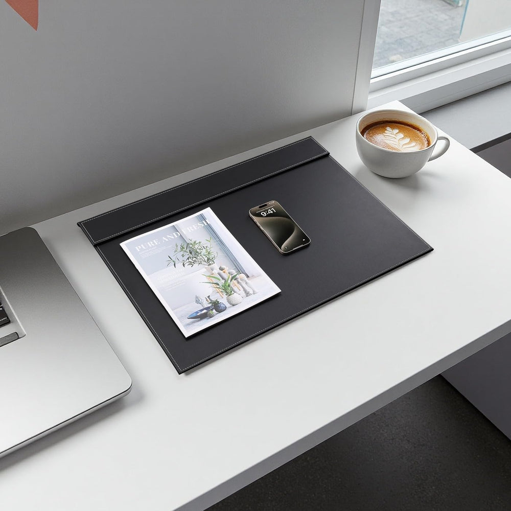 KINGFOM Ultra-Smooth PU Leather Desk Pad & Mat Office Desk Drawing & ...