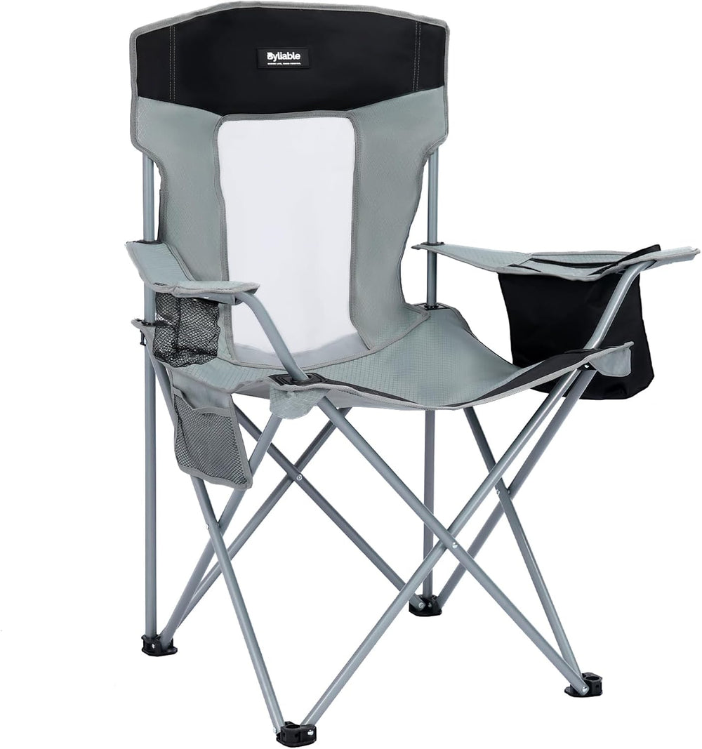 Camping Chairs Portable Folding Lightweight Outdoor Lawn Chair for Adults wit...