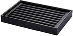 Velvet 7 Slots Ring Earrings Trays Showcase Display Jewelry Organizer (PU Leather)