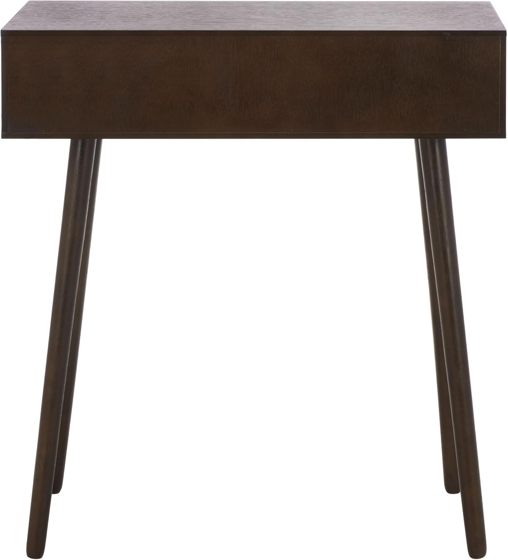 SAFAVIEH Home Collection – Dean Dark Chocolate 2-Drawer Console Table, Mid-Ce...
