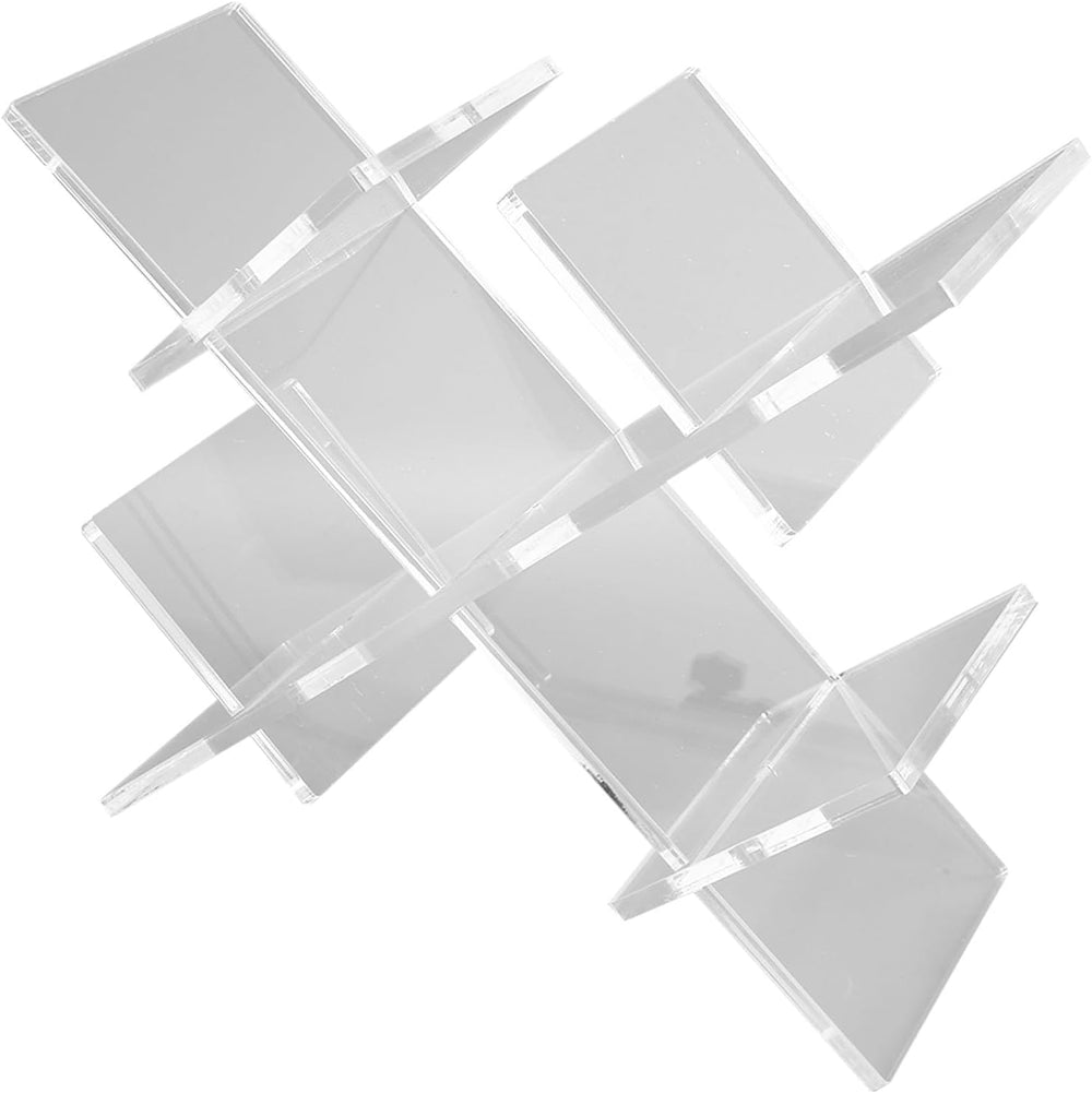 Countertop Wine Rack, 5 Bottle Wine Holder Stand with Transparent Acrylic Tab...