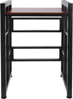 Over Washer and Dryer Shelves,Dryer Storage Shelf,Laundry Room Storage and Organizer Standing Shelf,Height Adjustable Laundry Room Shelves, Load-bearing Capacity 22lbs (Teak Color), KSA--297