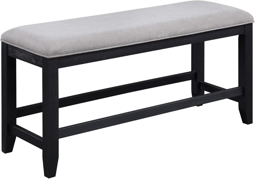 Steve Silver Furniture Yves Counter Bench Grey