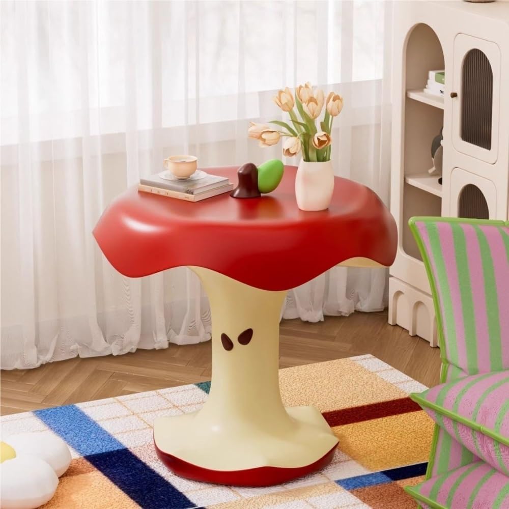 Resin Cute Side Table, Funky Fruit Accent Table, Eclectic Decorative Nightsta...