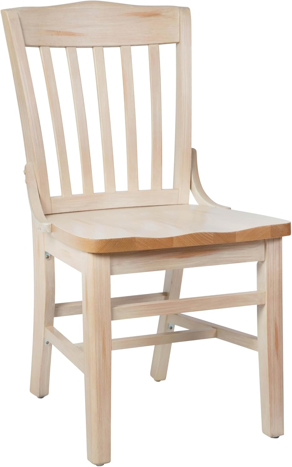 Flash Furniture Hercules School House Back Metal Restaurant Chair - Antique W...