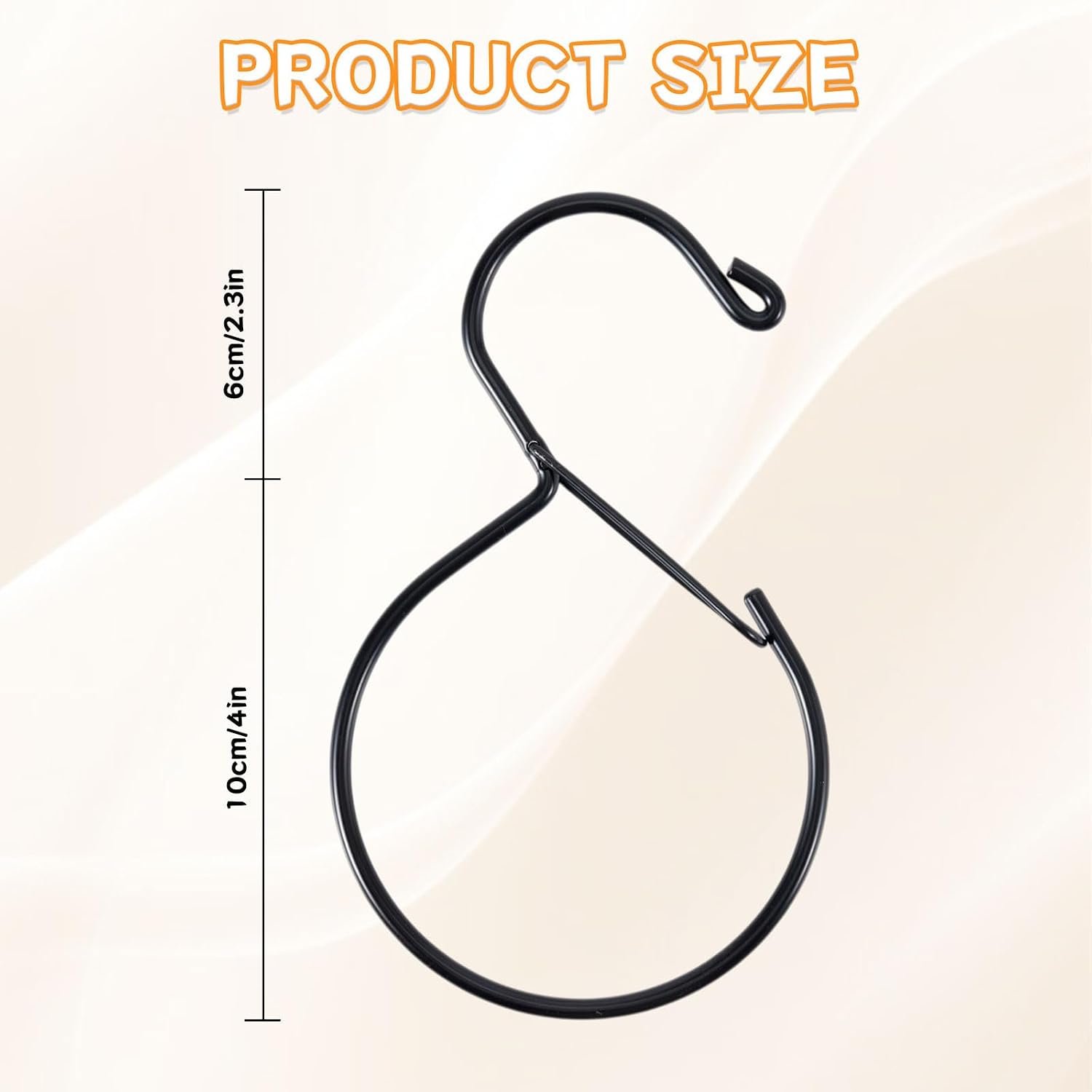 Belt Ring Hanger, 4 Pack Space-Saving Belt Organizer for Closet, Rust-Resistant Hanger forBelts, Scarves, Ties and Accessories, Multi-Purpose Closet Storage, Black (4PCS)