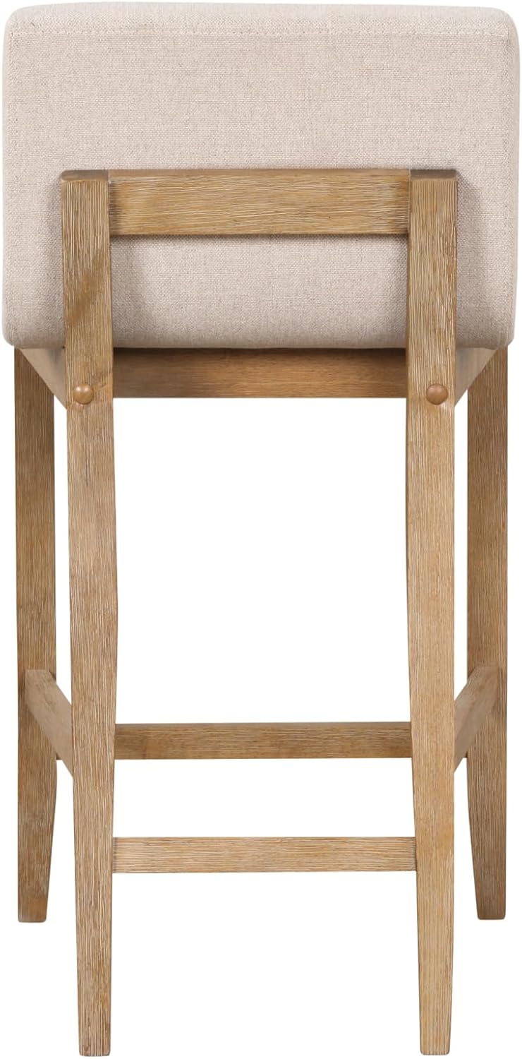 Nathan James Gracie Modern Counter Height Bar Stool with Back, Counter Stool ...