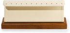 Solid Wood Jewelry Earrings Display Stand Small Jewelry Display for Long Earrings(Beige)