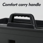 6 Packs Plastic Cleaning Supplies Storage Caddy with Handle, 3-Compartment Portable Shower Basket Tote