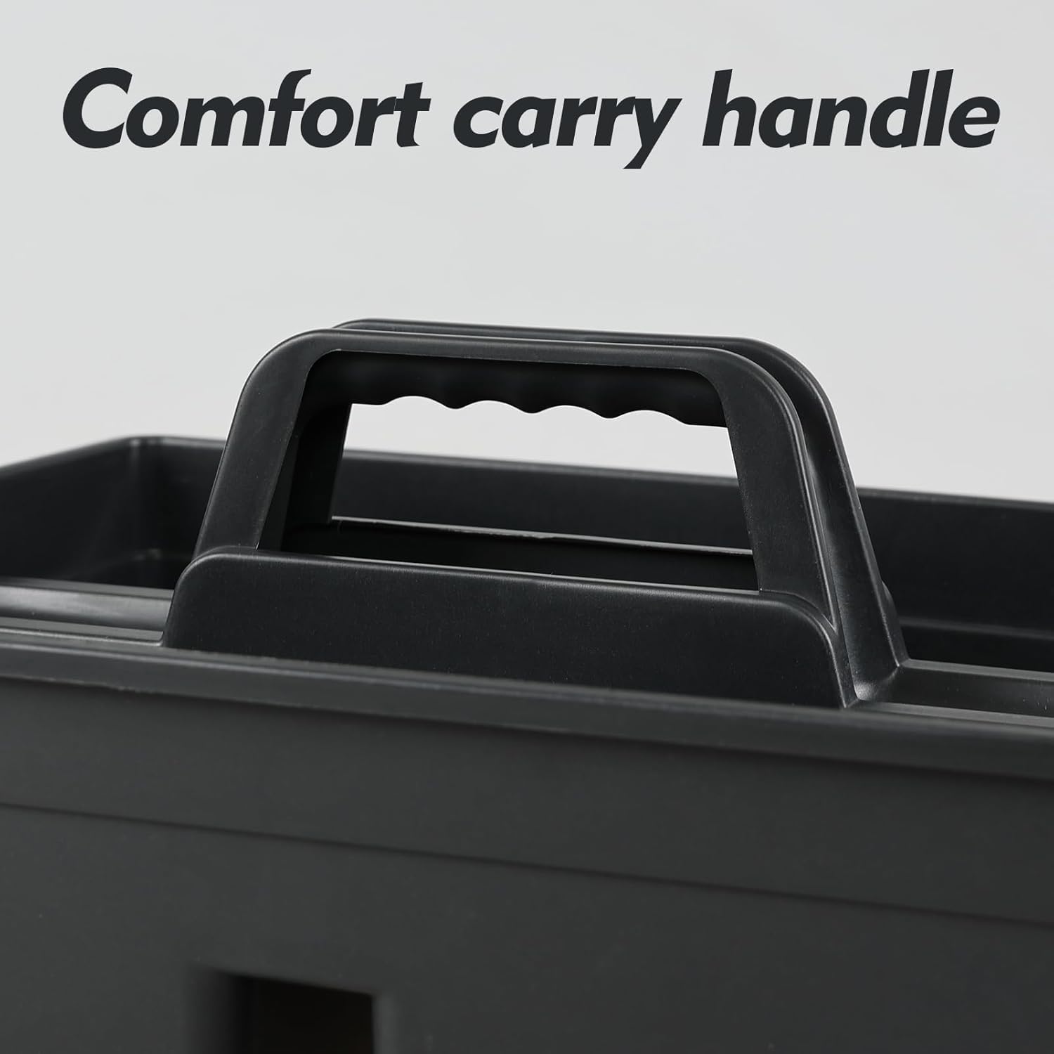 6 Packs Plastic Cleaning Supplies Storage Caddy with Handle, 3-Compartment Portable Shower Basket Tote
