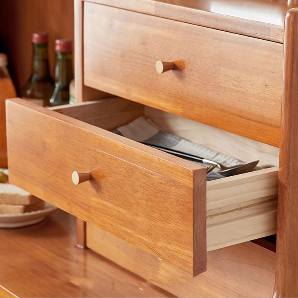 Entryway Cabinet Modern Simple Solid Wood Dining Sideboard Restaurant Cupboard Home Storage Cabinet Sideboard Storage Cabinet