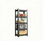 Kitchen Storage Rack，5 Tier Shelving Unit，Metal Adjustable Shelf，1650LBS Steel Shelving Rack，Storage Racks for Kitchen Bathroom Pantry Closet Laundry (5TIER-13.8" D*19.7" W*54" H)