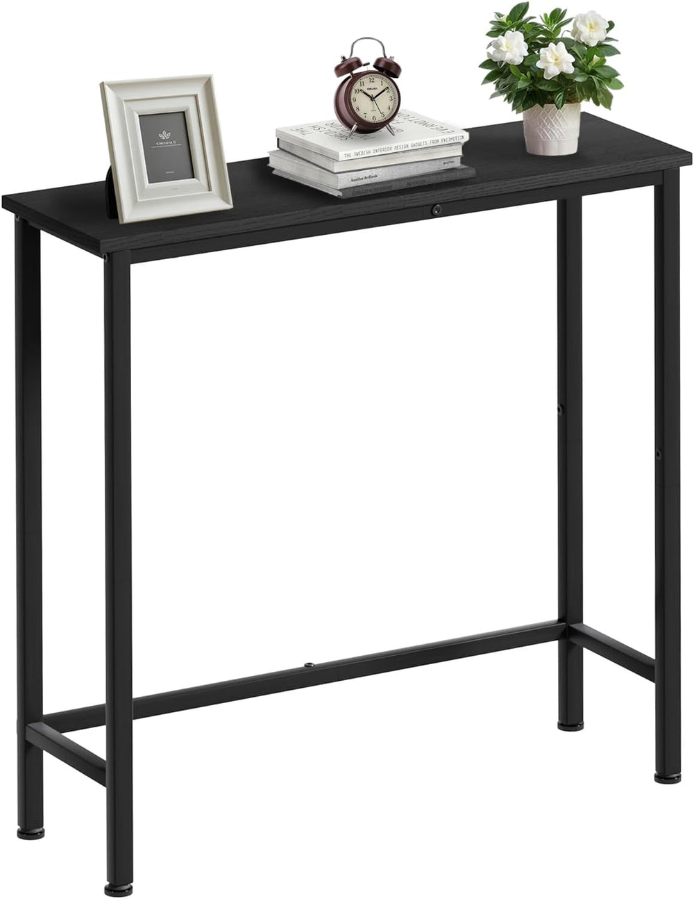Narrow Console Table, 29.5" Small Entryway Table, Thin Hallway Tables, S...