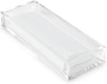 Huang Acrylic Clear Hand Towel Tray 11"x4" (10.5"x3.5" Internal) | for Bathrooms, Kitchens, Hosting, Picnics, Parties | Long Lasting Premium Acrylic Construction