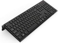 Acrylic Tilted Computer Keyboard Stand for Ergonomic Typing, Keyboard Tray Holder with Silicone Non-Slip Case, Black