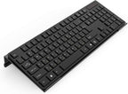 Acrylic Tilted Computer Keyboard Stand for Ergonomic Typing, Keyboard Tray Holder with Silicone Non-Slip Case, Black