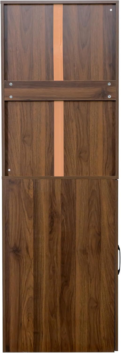 LUMISOL Tall Kitchen Pantry Cabinet with 4 Tier Pull-Out Storage Shelf, Kitch...