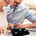 Novel Box 18-Slot Black Velvet Rings/Earrings/Cufflinks Holder Tray 8.25x4.5x1.75 Inches - Ring Holder Organizer for Selling or Personal Use - Jewelry Display Trays for Special Occasions