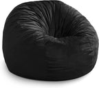 Hobestluk 3FT Bean Bag Chair Giant Bean Bag Chairs for Adults Large Bean Chairs with Removable Cover, Beanbag Chair with Filler, Adult Bean Bag Chairs for Living Room, Bedroom