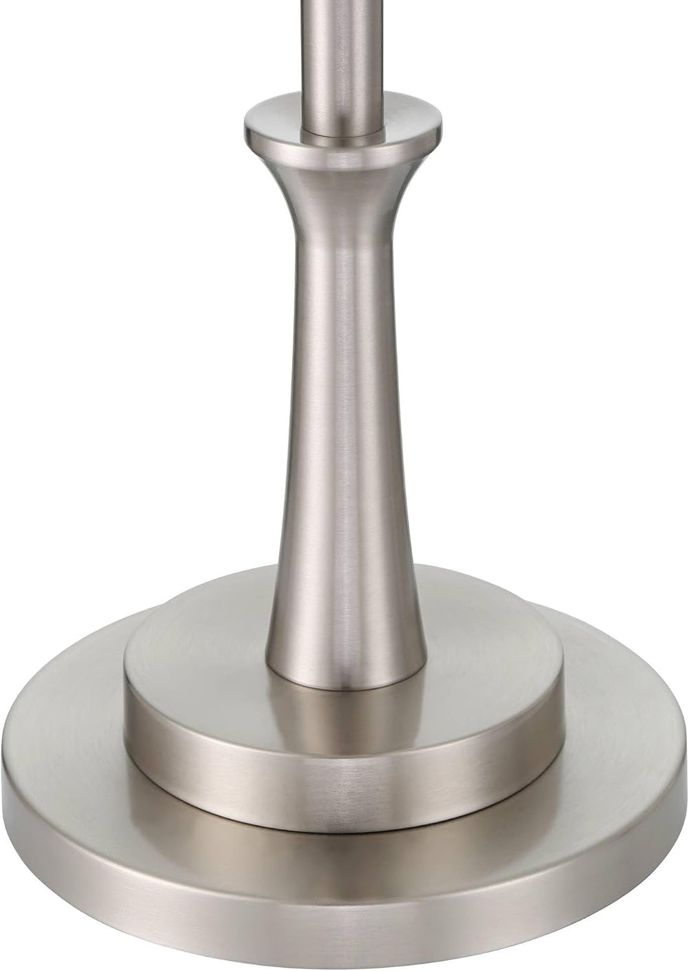 Possini Euro Design Burbank 64" Tall Brushed Nickel Downbridge Floor Lamp